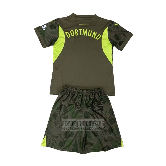 Camiseta De Futbol Borussia Dortmund Portero Primera Nino 2024-2025